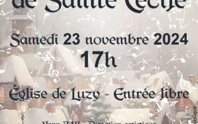 CONCERT STE CECILE Orchestre Harmonie ville Luzy – 23 novembre 24